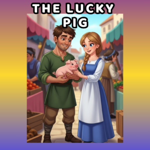the lucky pig interactive coloring book
