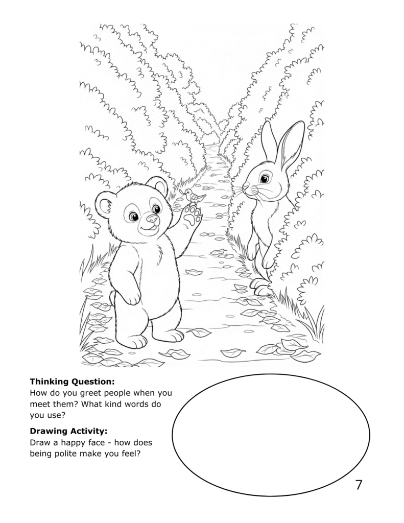 be kind, buddy! learn kindness while you read & color