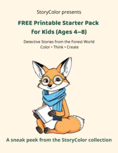 Cover free printable starter pack for kids (ages 4–8)