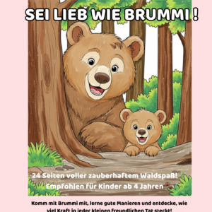 sei lieb wie brummi! – malbuch für kinder ab 4 jahren