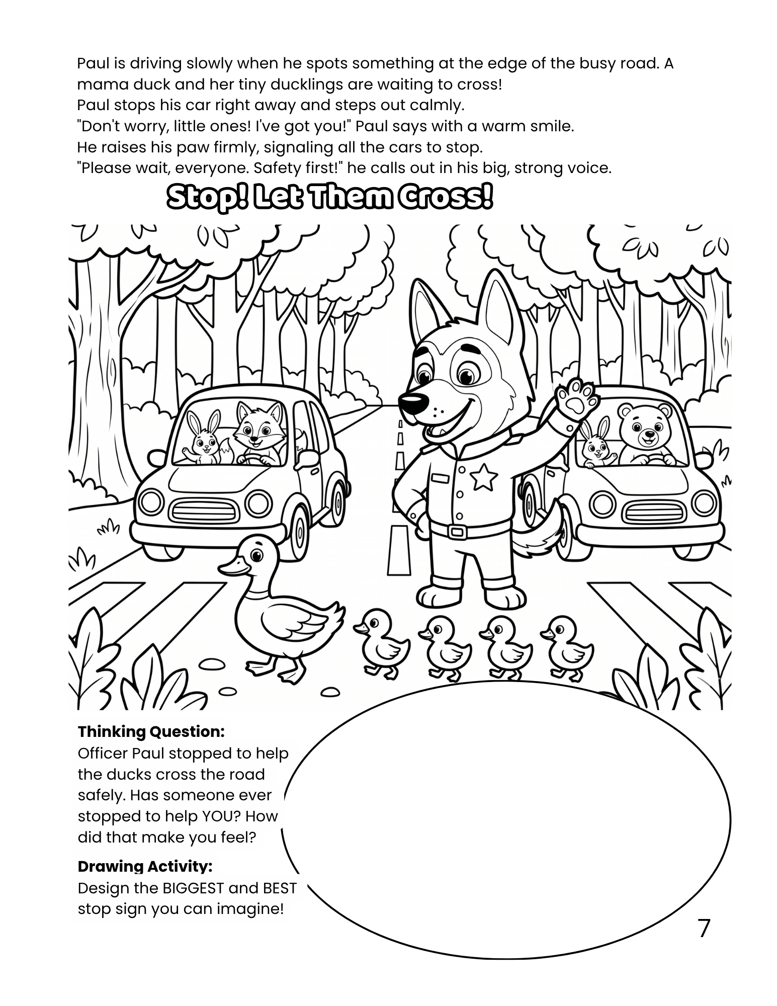 officer paul: guardian of the forest (interactive story coloring book) officer paul: guardian of the forest (interactive story coloring book)