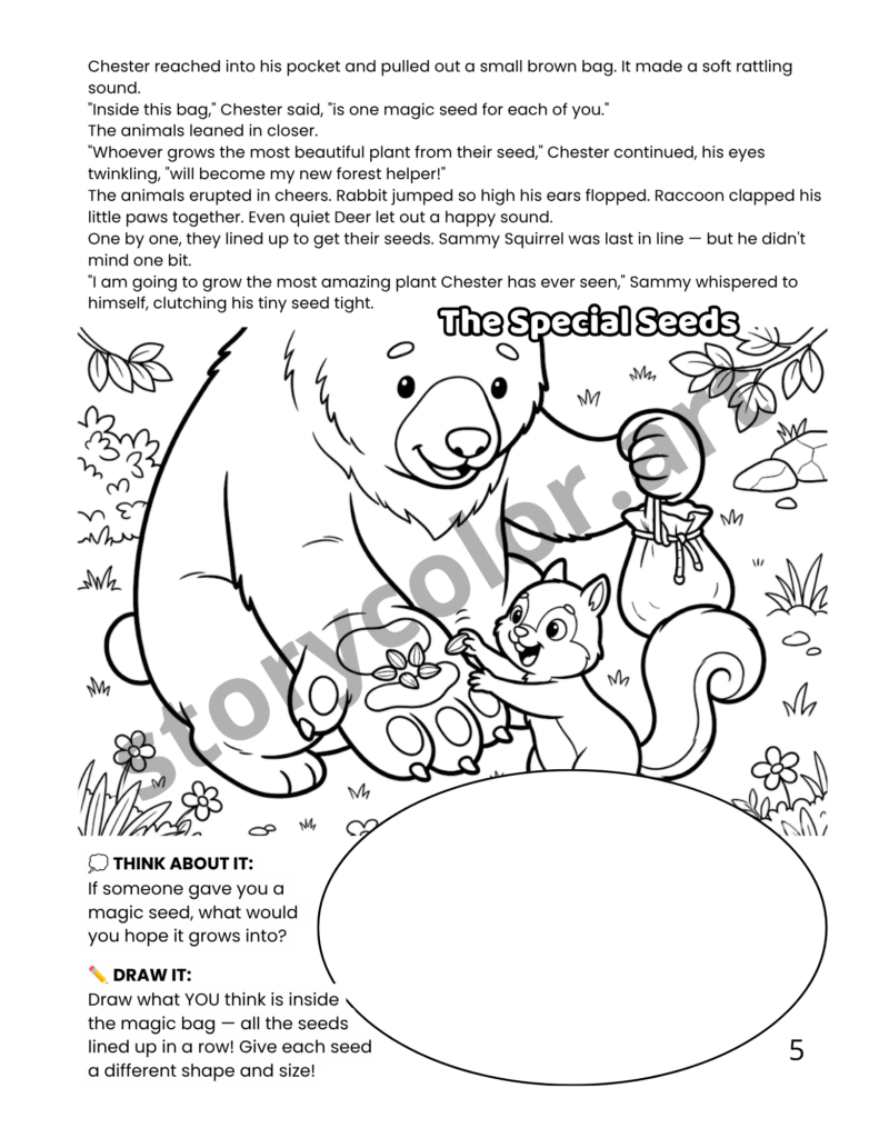 Coloring Book Sammy's Empty Pot 5