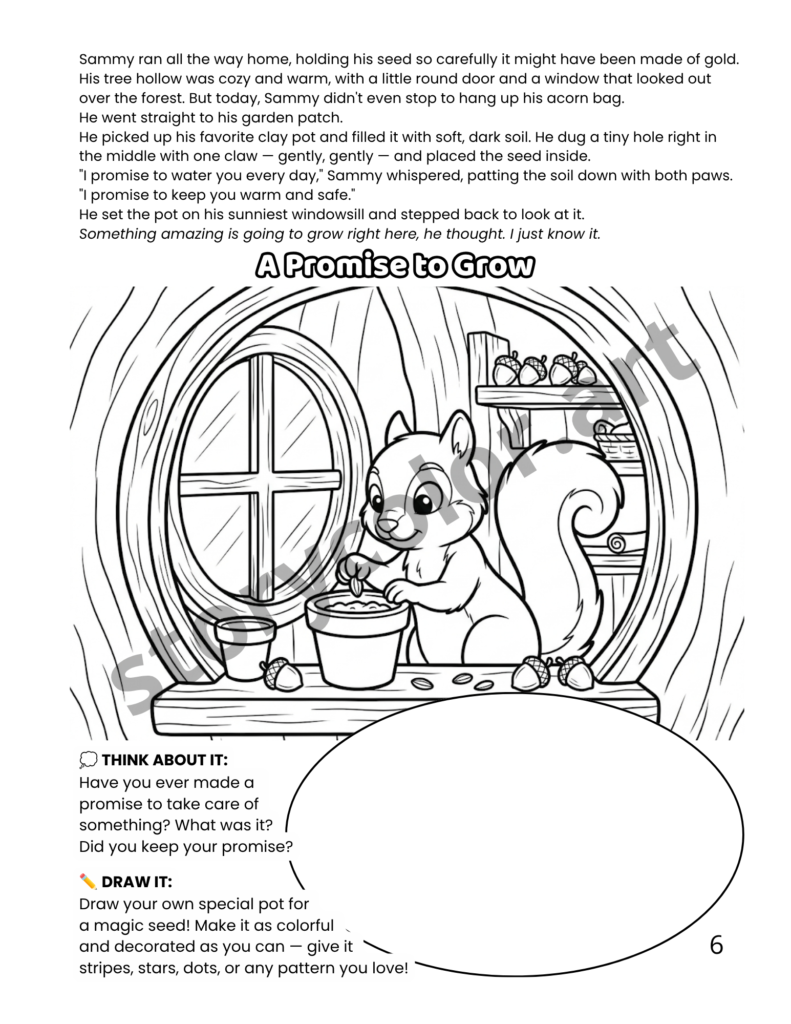 Coloring Book Sammy's Empty Pot 6